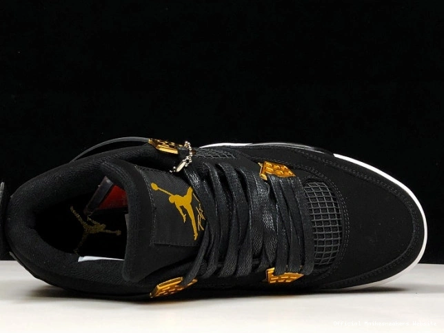 Official Maikesneakers Jordan Metallic Royalty Air Gold-White 308497-032 Black 4 0801